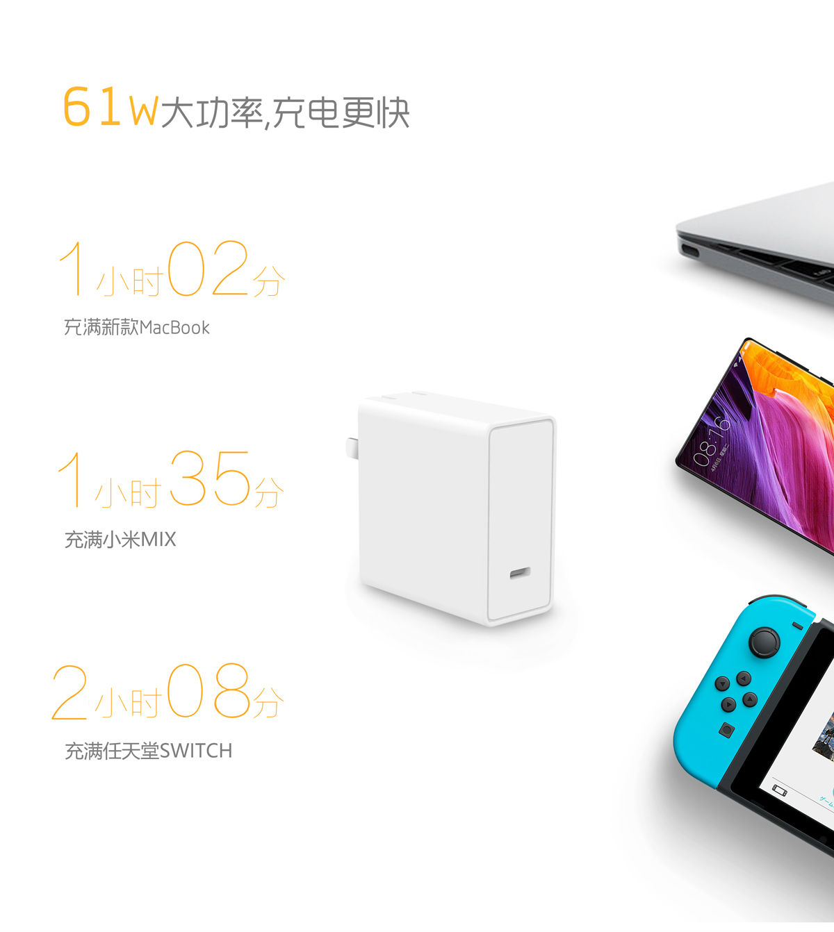 TYPE-C 电源 笔记本充电器