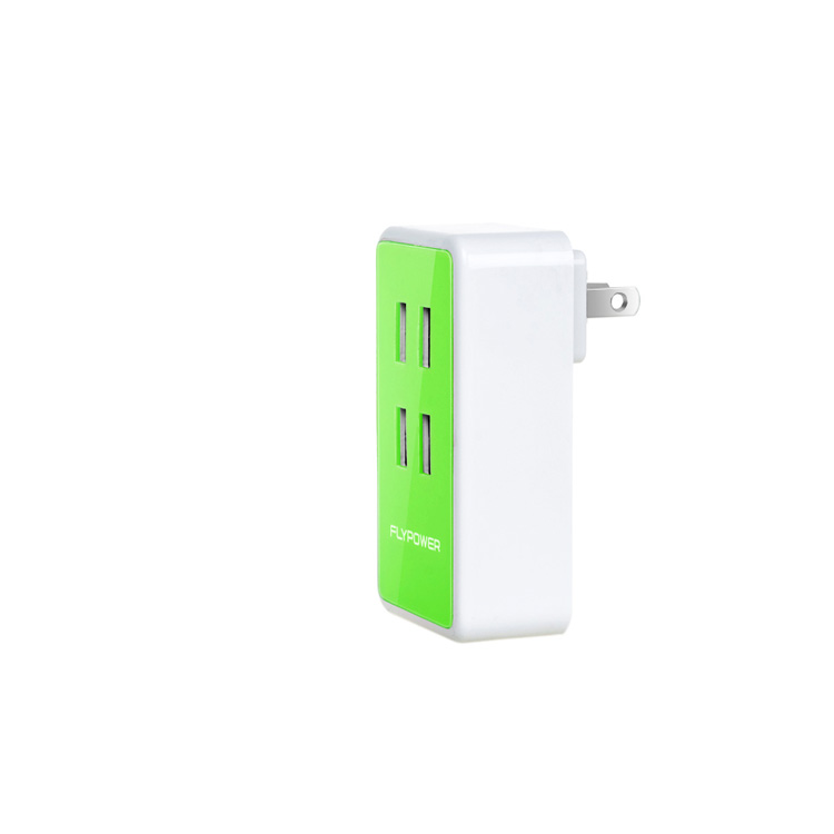 5V5A Multi-port USB charger green