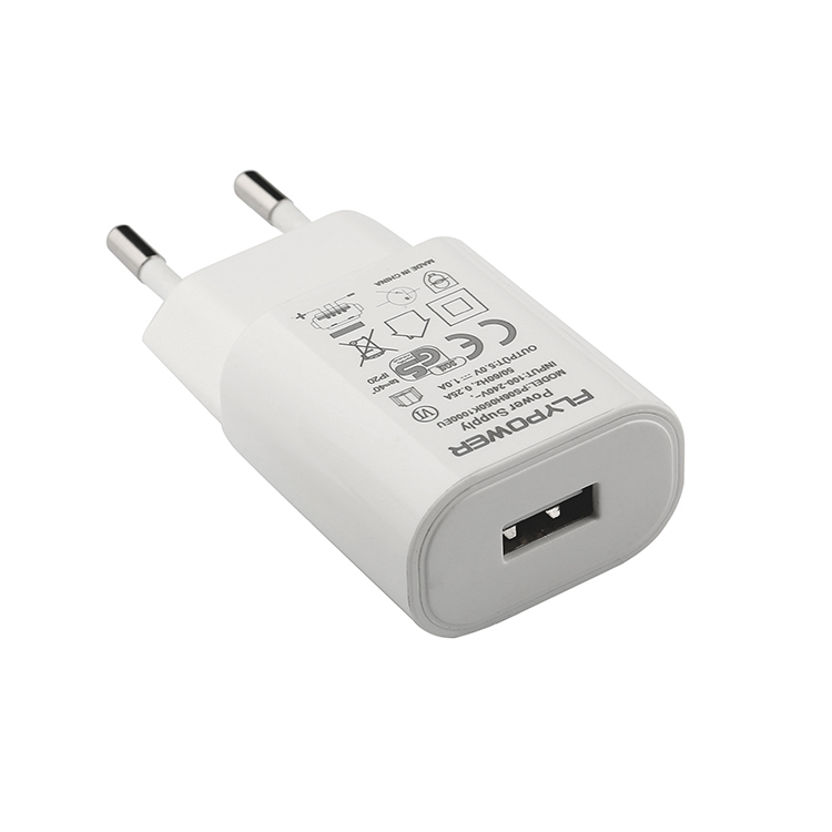 5.5V0.5A CE USB power supply white