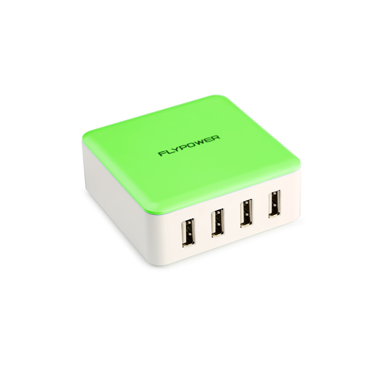 5V6A  Multi-port USB charger green