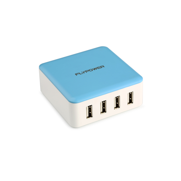 5V6A  Multi-port USB charger blue