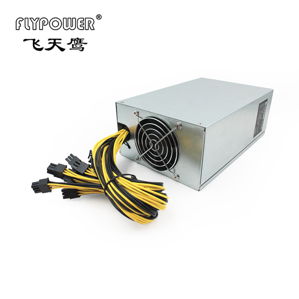 Upgraded version of 1800W dual fan miner power supply
