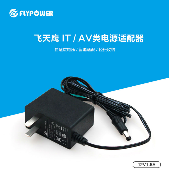 飞天鹰电源适配器厂家|专属路由器的12V1A电源适配器